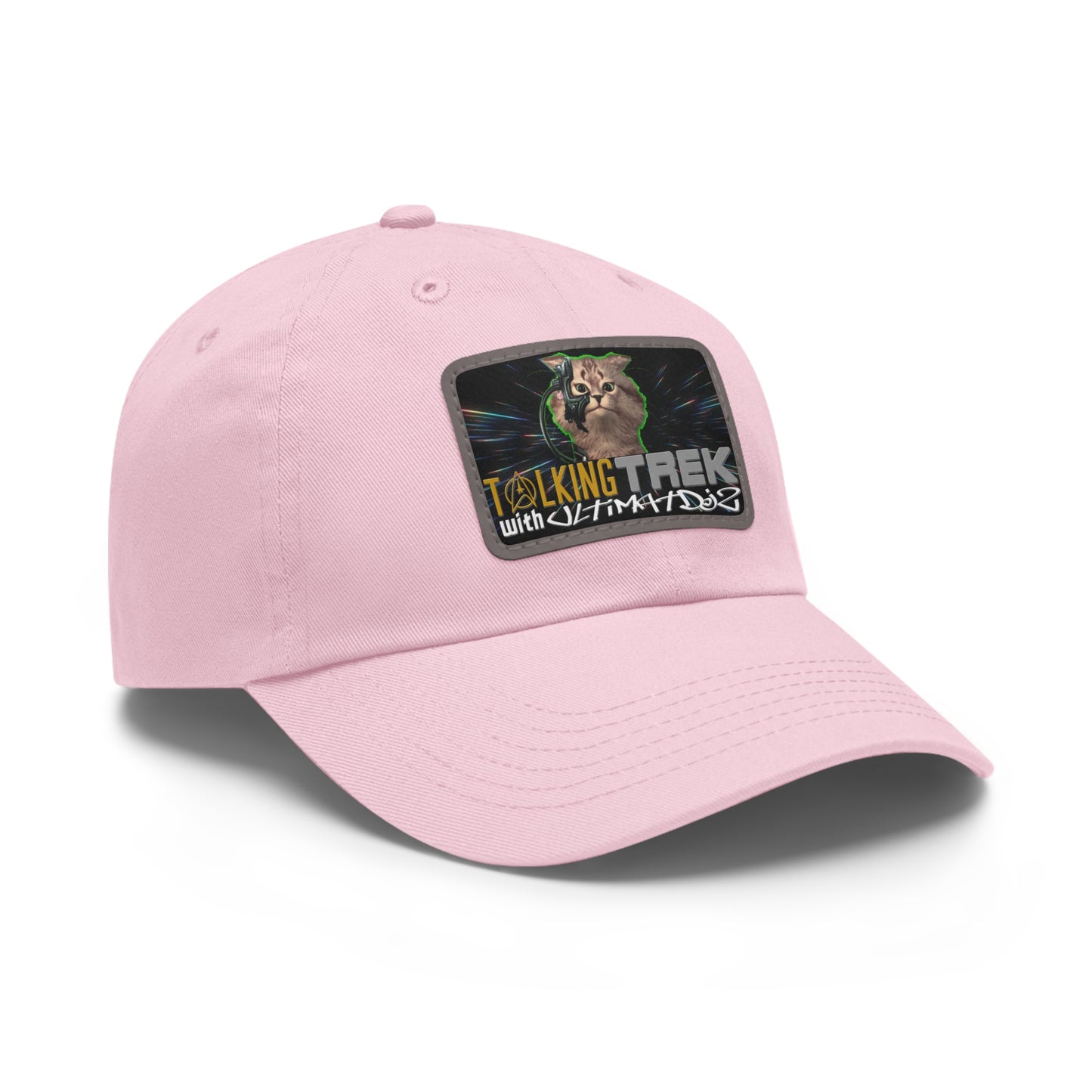 Talking Trek with UltimatDJz Official 2023 Crew Hat with Leather Patch (Rectangle)
