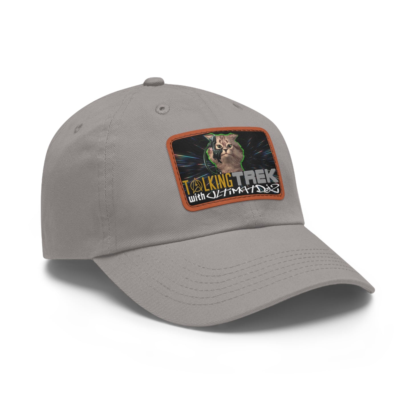 Talking Trek with UltimatDJz Official 2023 Crew Hat with Leather Patch (Rectangle)