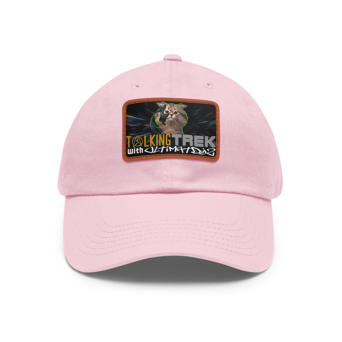 Talking Trek with UltimatDJz Official 2023 Crew Hat with Leather Patch (Rectangle)