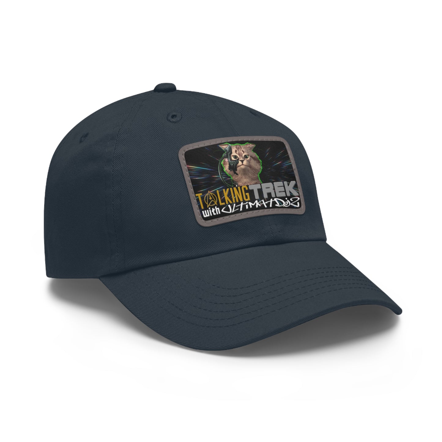 Talking Trek with UltimatDJz Official 2023 Crew Hat with Leather Patch (Rectangle)