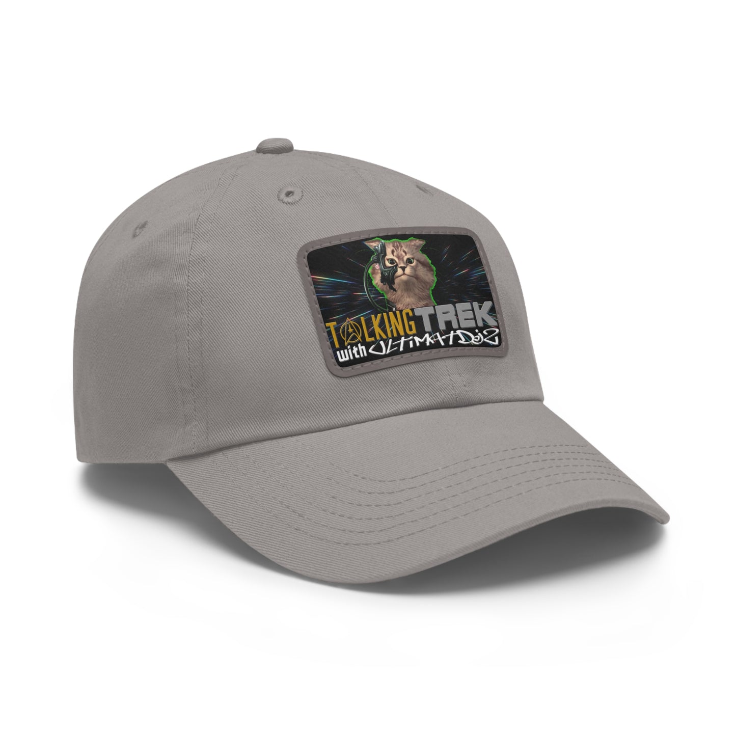 Talking Trek with UltimatDJz Official 2023 Crew Hat with Leather Patch (Rectangle)