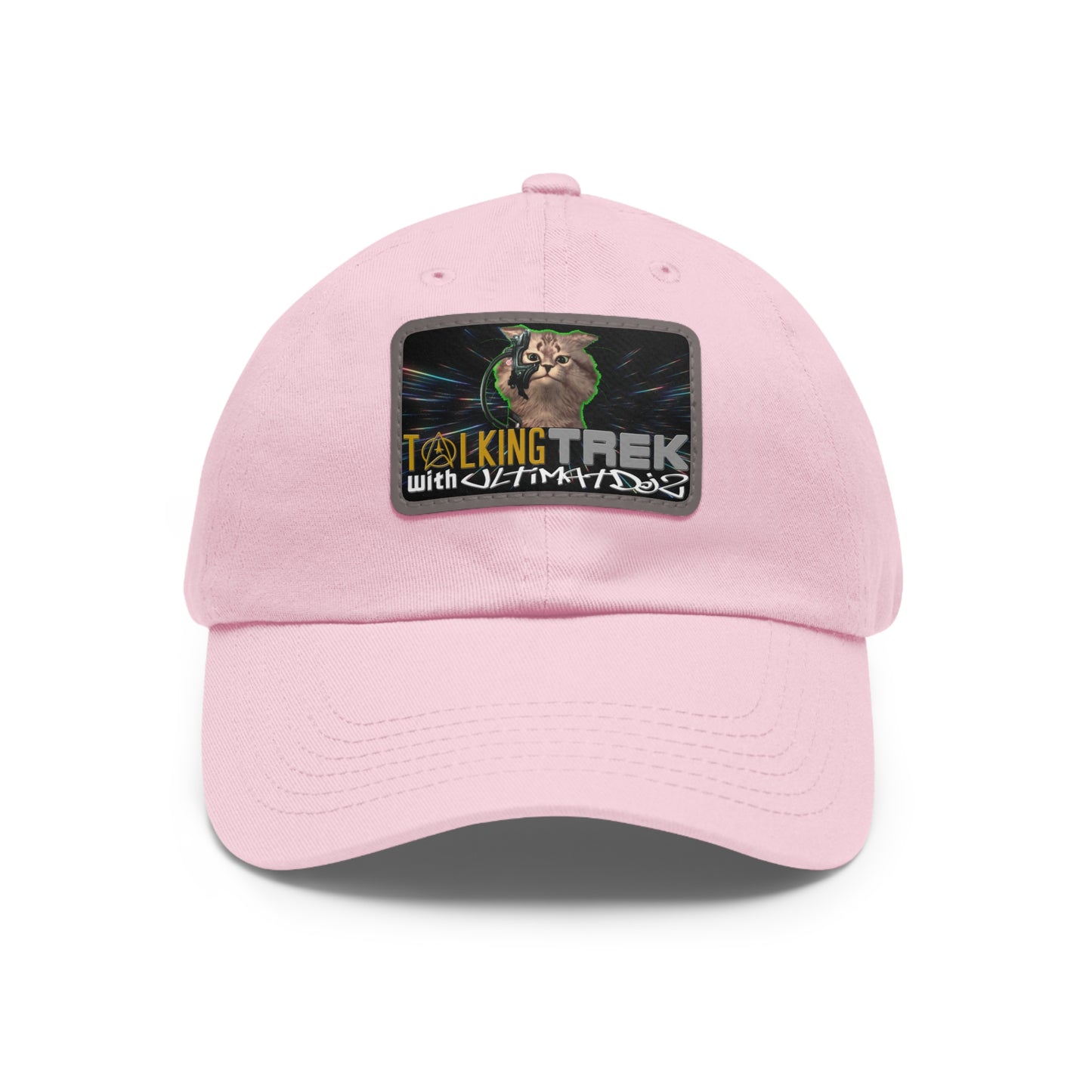 Talking Trek with UltimatDJz Official 2023 Crew Hat with Leather Patch (Rectangle)