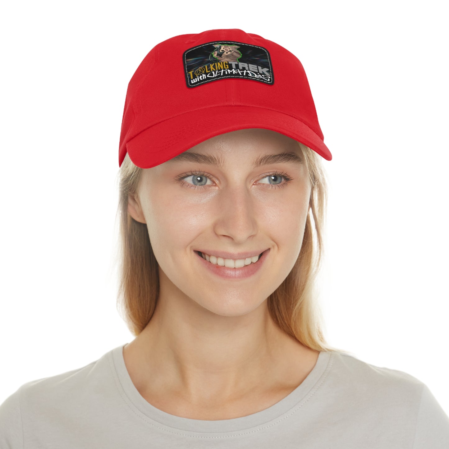 Talking Trek with UltimatDJz Official 2023 Crew Hat with Leather Patch (Rectangle)