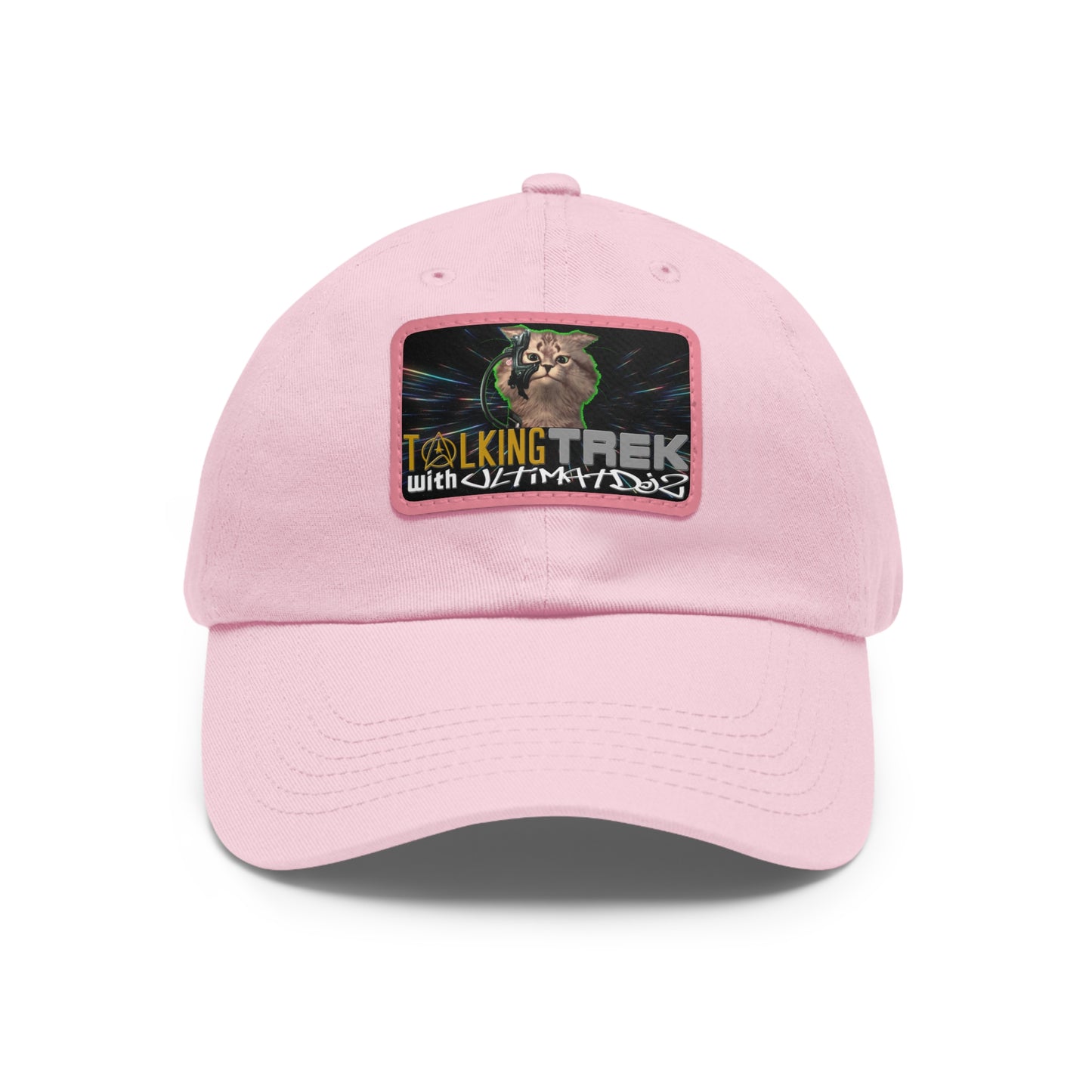 Talking Trek with UltimatDJz Official 2023 Crew Hat with Leather Patch (Rectangle)