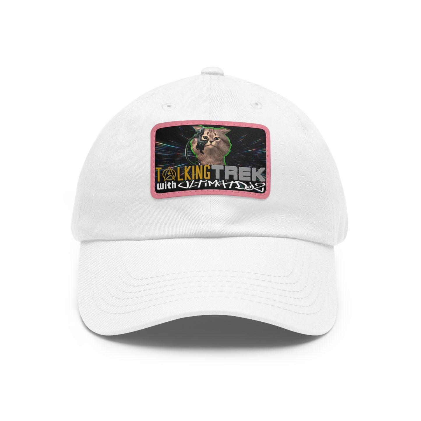 Talking Trek with UltimatDJz Official 2023 Crew Hat with Leather Patch (Rectangle)