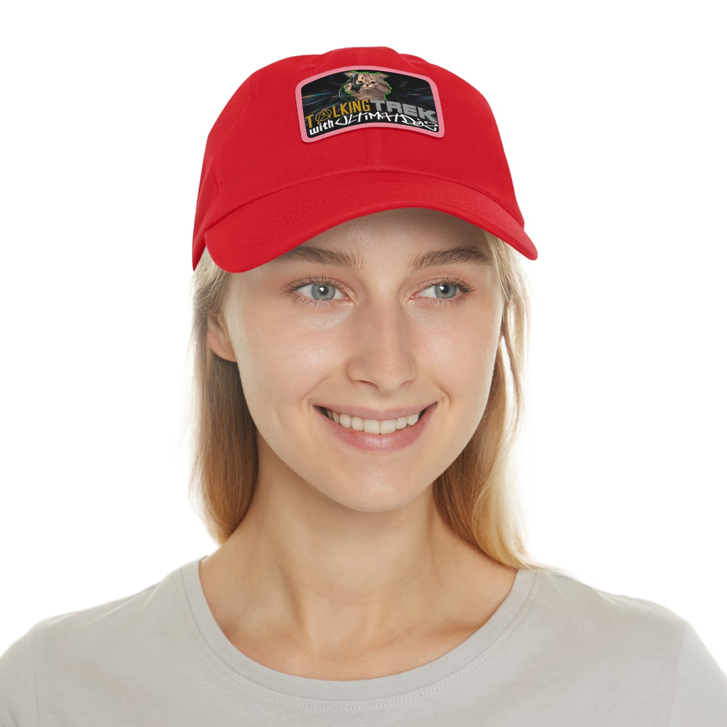 Talking Trek with UltimatDJz Official 2023 Crew Hat with Leather Patch (Rectangle)