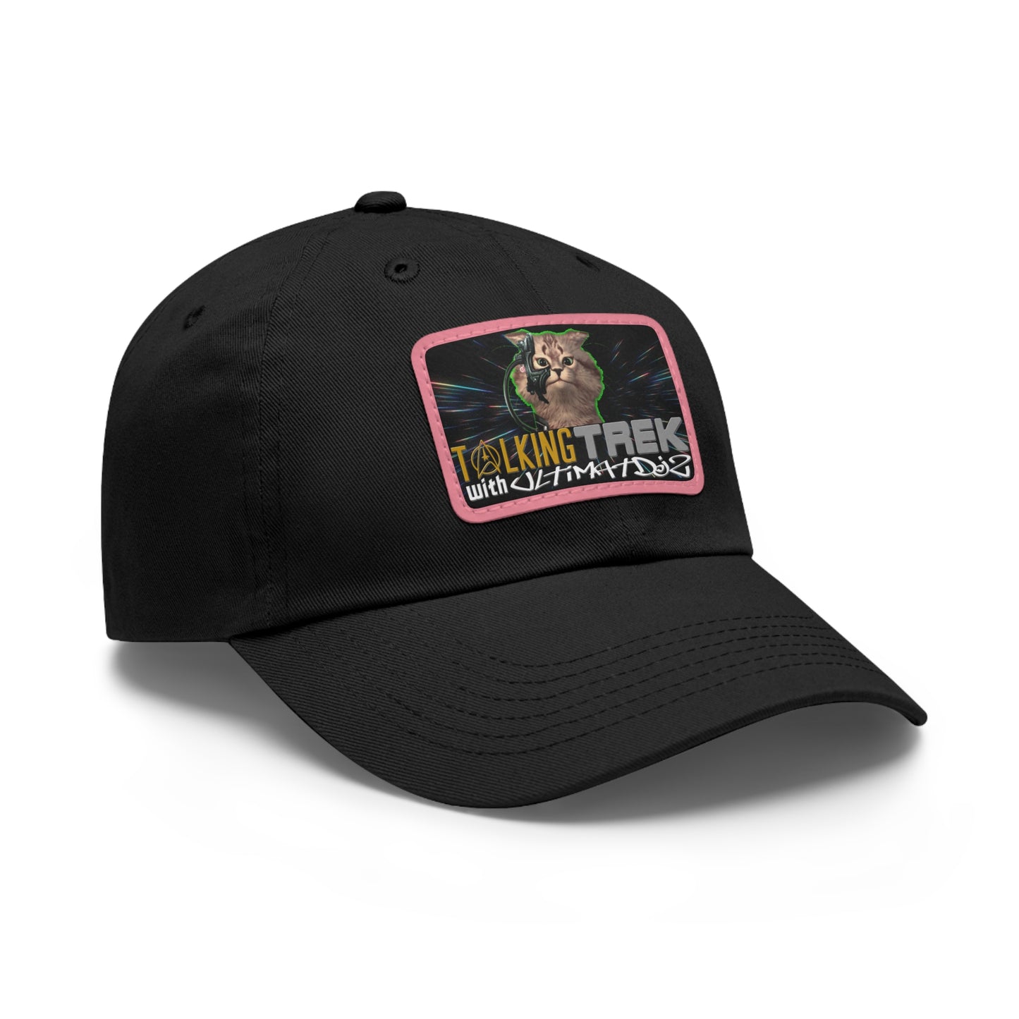 Talking Trek with UltimatDJz Official 2023 Crew Hat with Leather Patch (Rectangle)