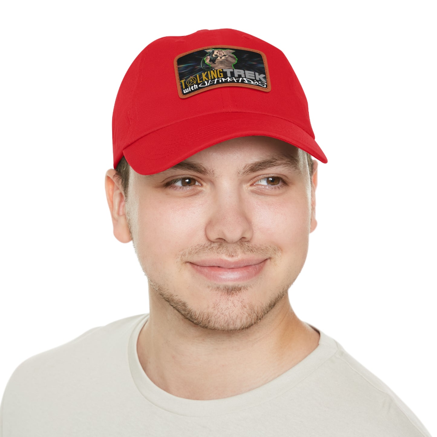 Talking Trek with UltimatDJz Official 2023 Crew Hat with Leather Patch (Rectangle)