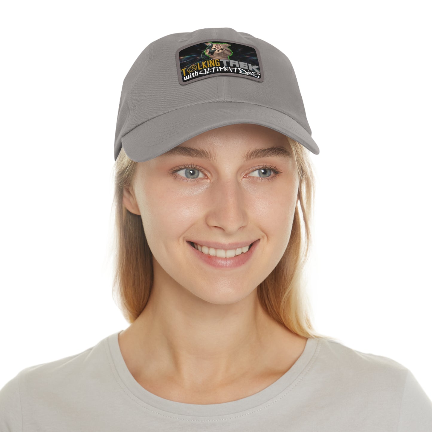 Talking Trek with UltimatDJz Official 2023 Crew Hat with Leather Patch (Rectangle)