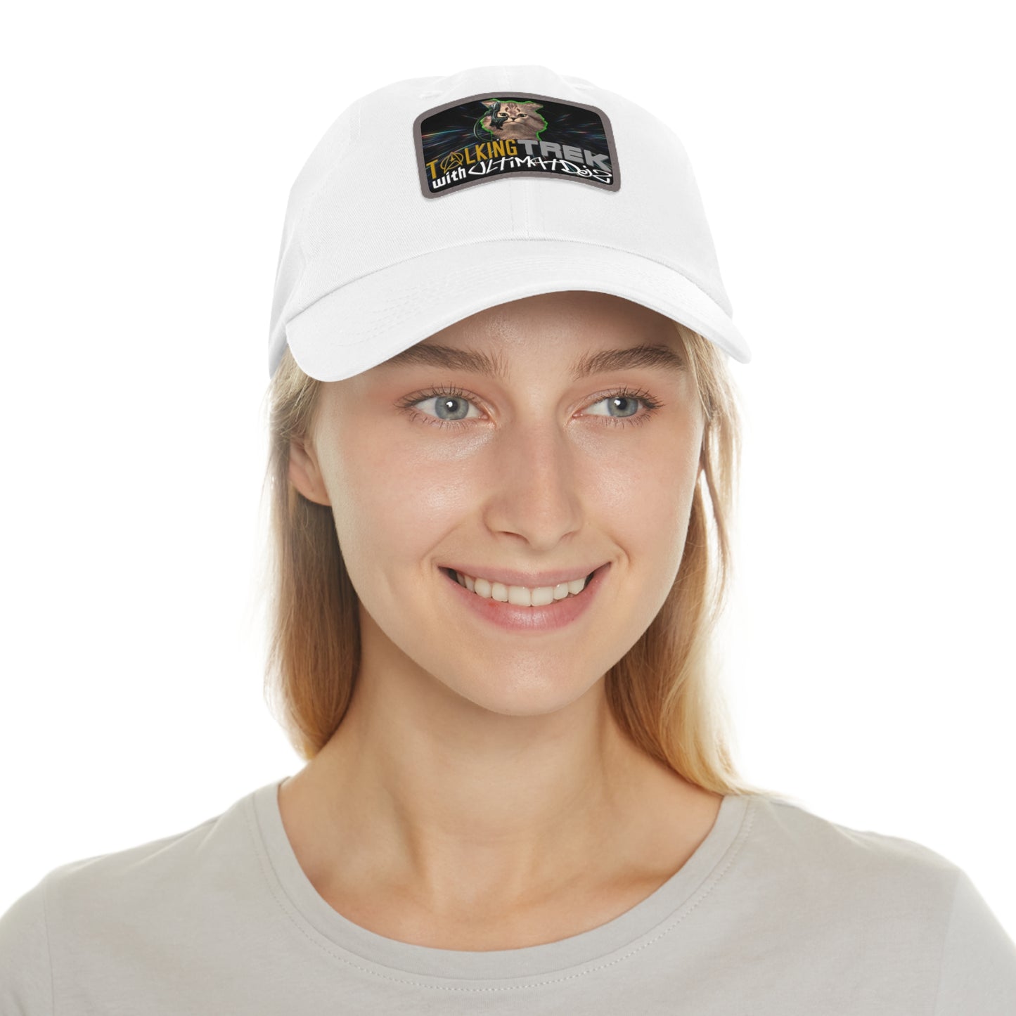 Talking Trek with UltimatDJz Official 2023 Crew Hat with Leather Patch (Rectangle)