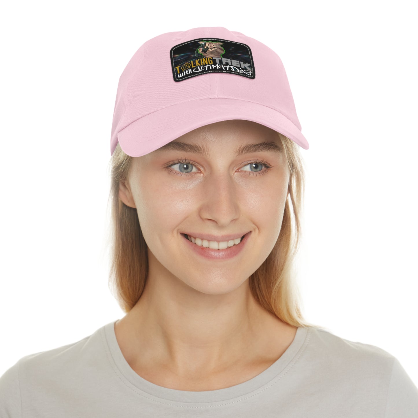 Talking Trek with UltimatDJz Official 2023 Crew Hat with Leather Patch (Rectangle)