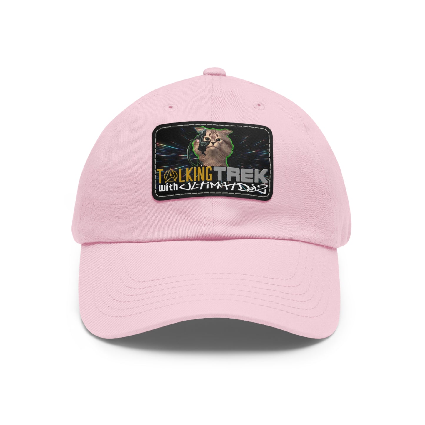 Talking Trek with UltimatDJz Official 2023 Crew Hat with Leather Patch (Rectangle)