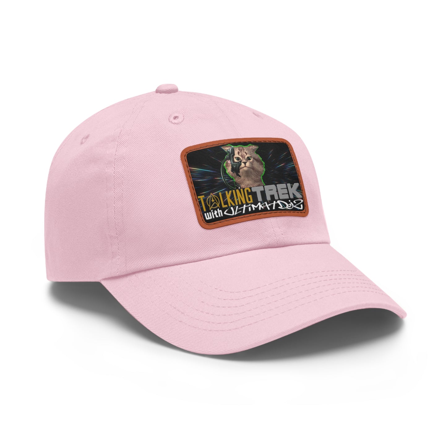 Talking Trek with UltimatDJz Official 2023 Crew Hat with Leather Patch (Rectangle)