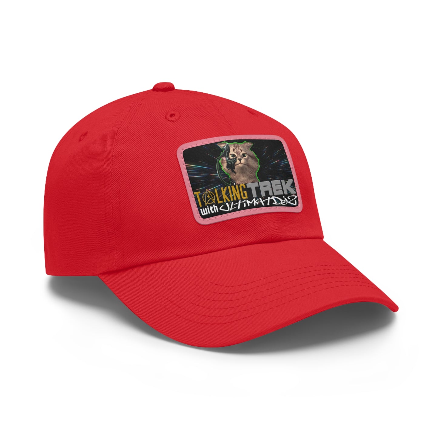 Talking Trek with UltimatDJz Official 2023 Crew Hat with Leather Patch (Rectangle)