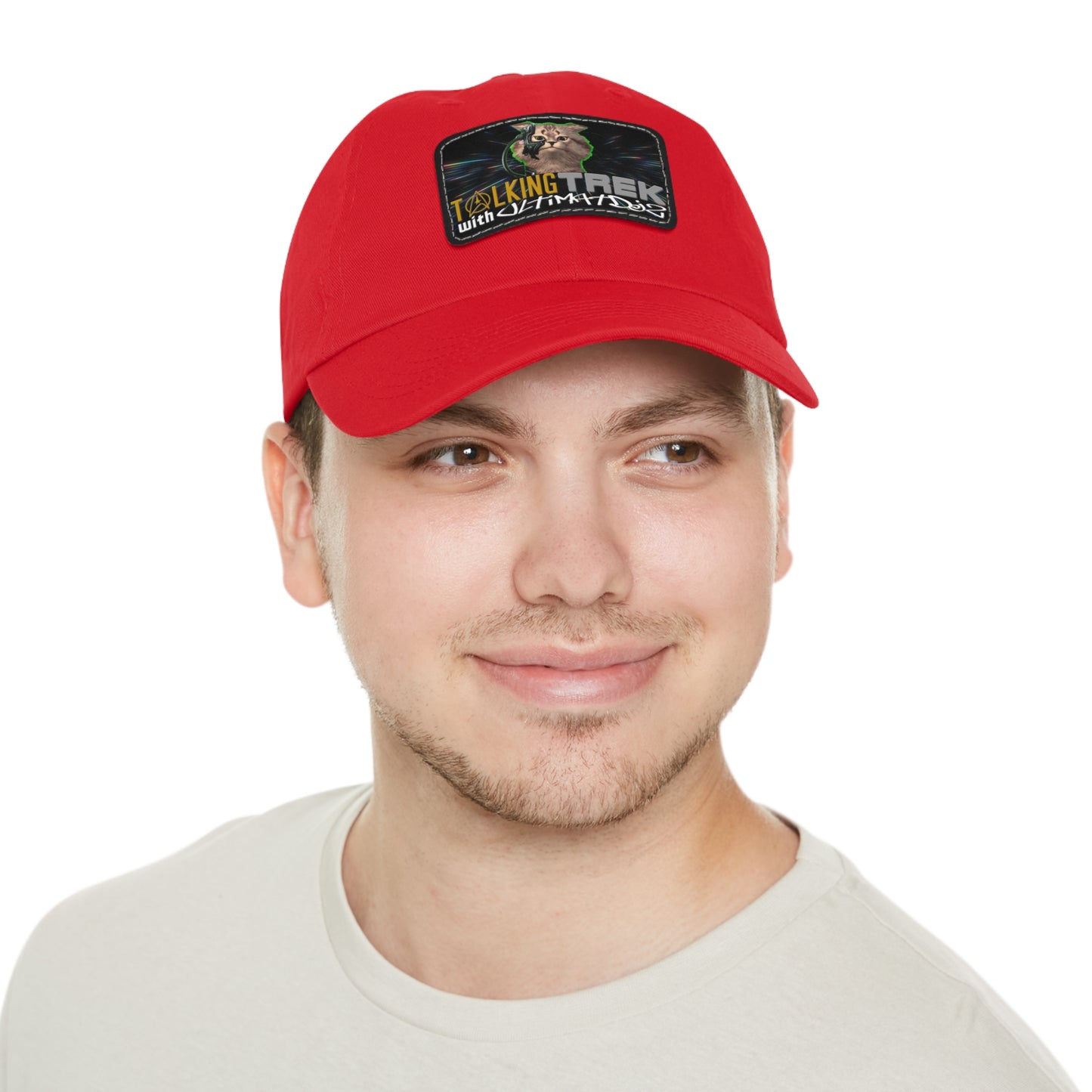 Talking Trek with UltimatDJz Official 2023 Crew Hat with Leather Patch (Rectangle)