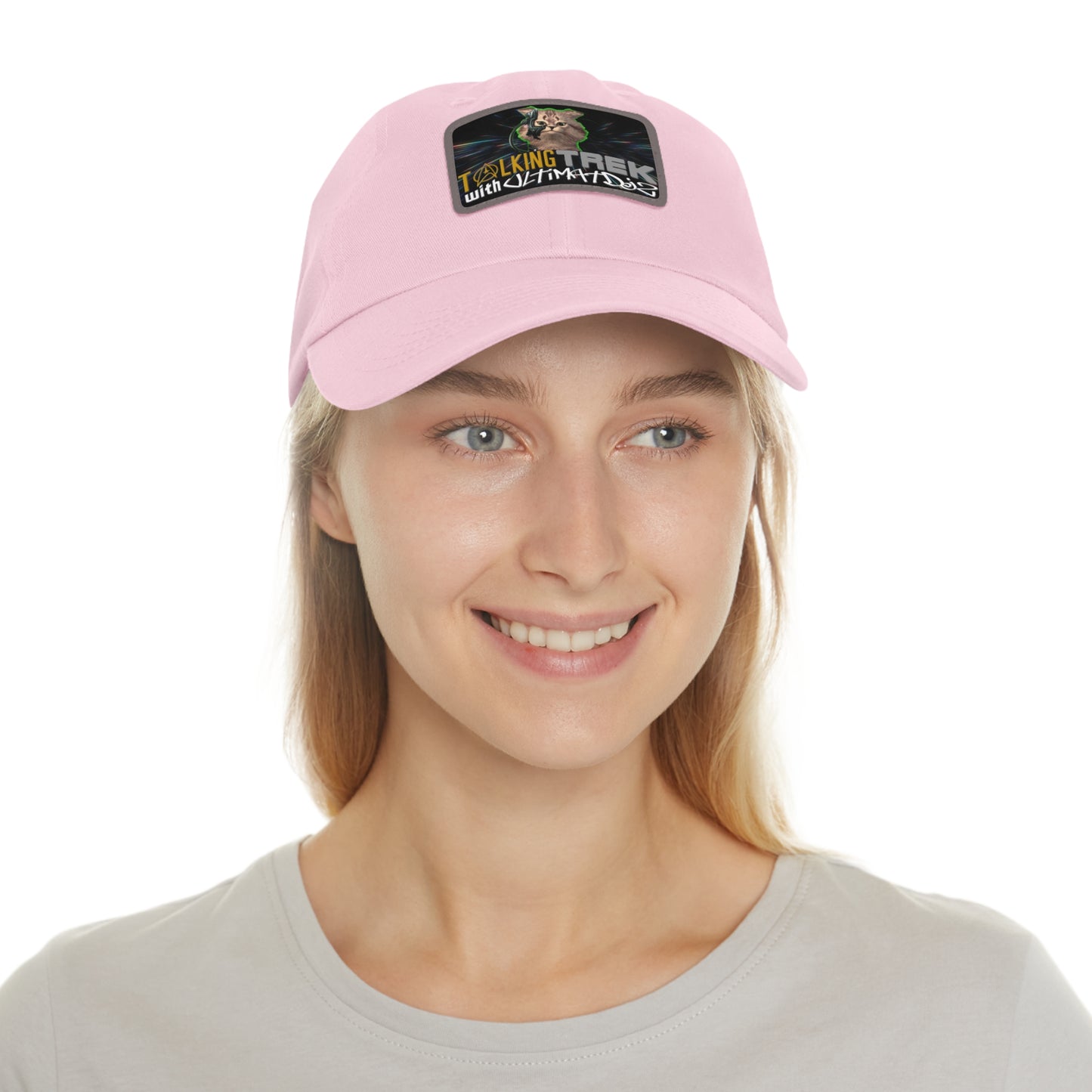 Talking Trek with UltimatDJz Official 2023 Crew Hat with Leather Patch (Rectangle)