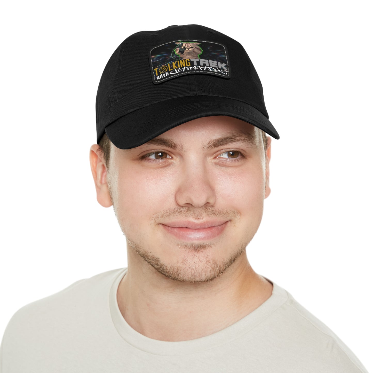 Talking Trek with UltimatDJz Official 2023 Crew Hat with Leather Patch (Rectangle)