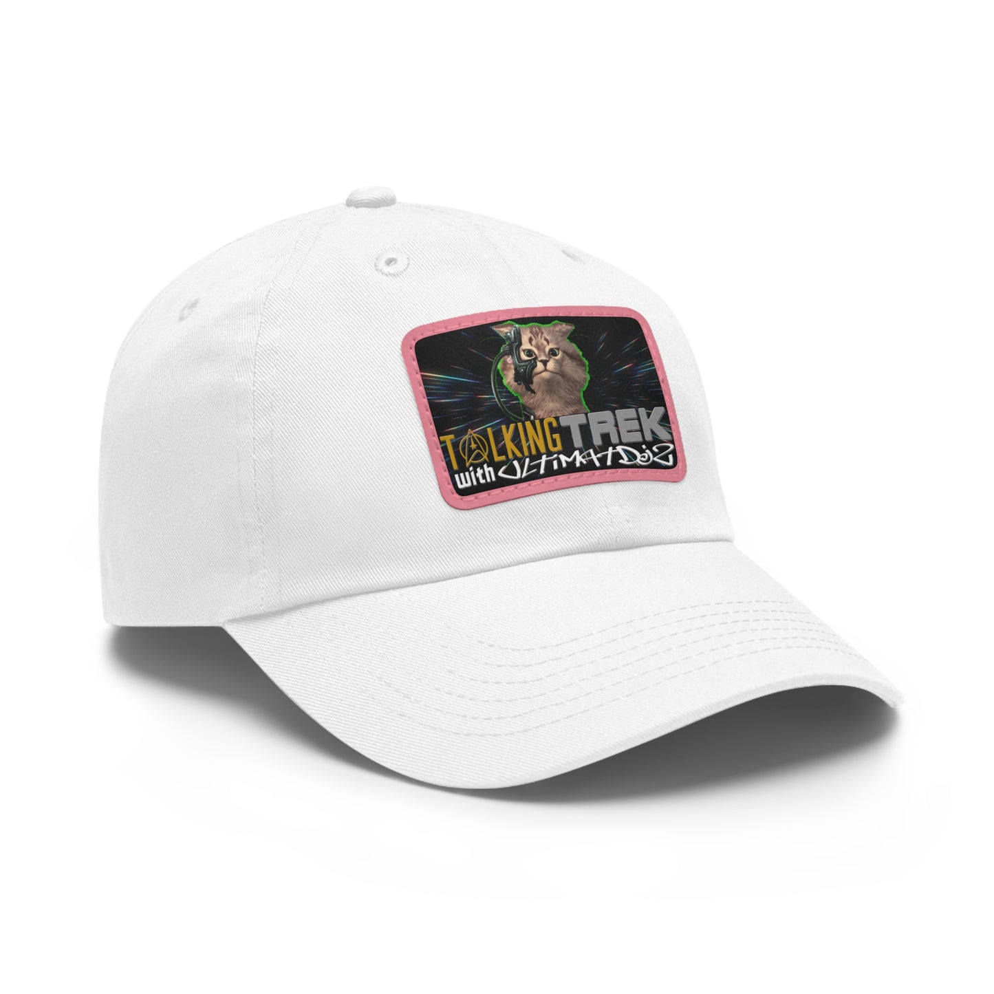 Talking Trek with UltimatDJz Official 2023 Crew Hat with Leather Patch (Rectangle)