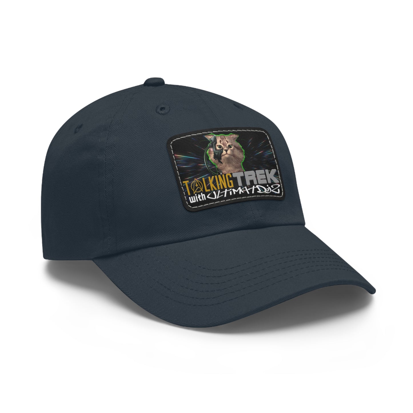 Talking Trek with UltimatDJz Official 2023 Crew Hat with Leather Patch (Rectangle)