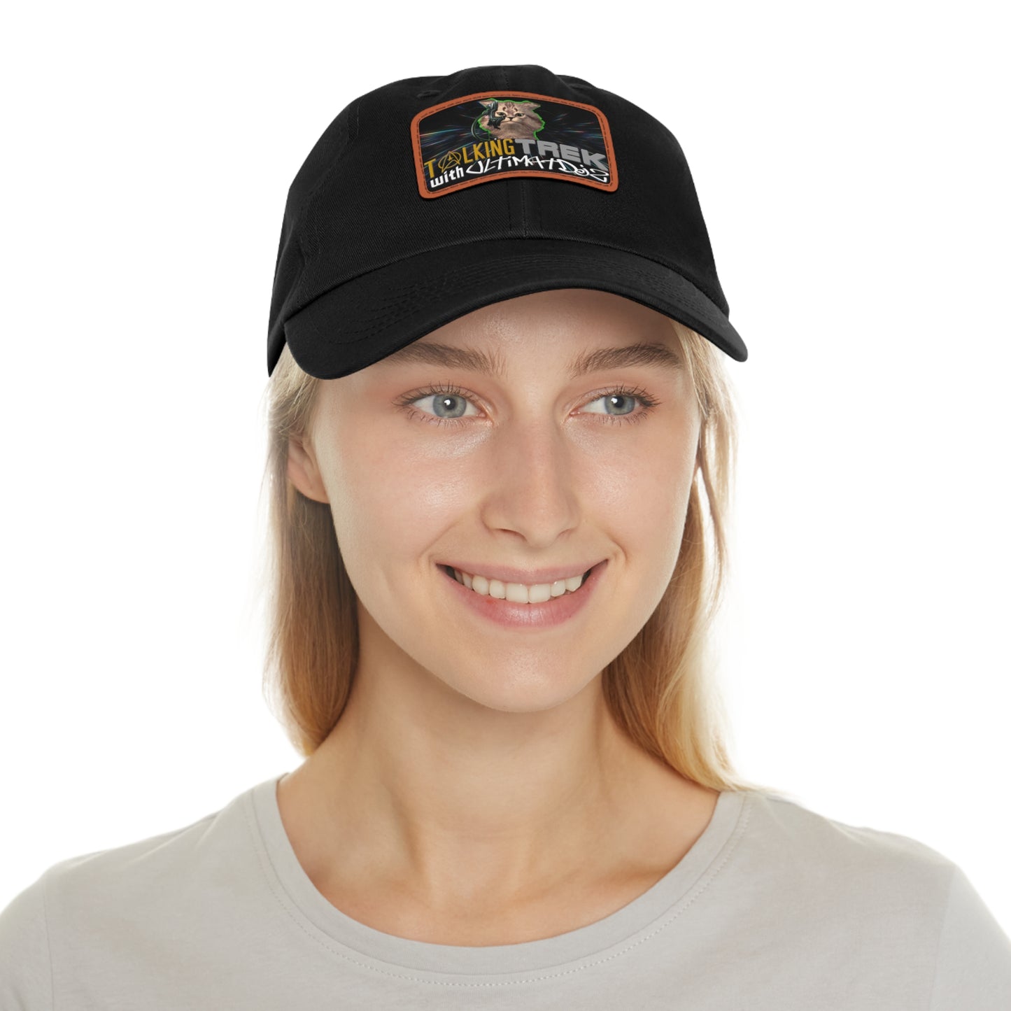 Talking Trek with UltimatDJz Official 2023 Crew Hat with Leather Patch (Rectangle)