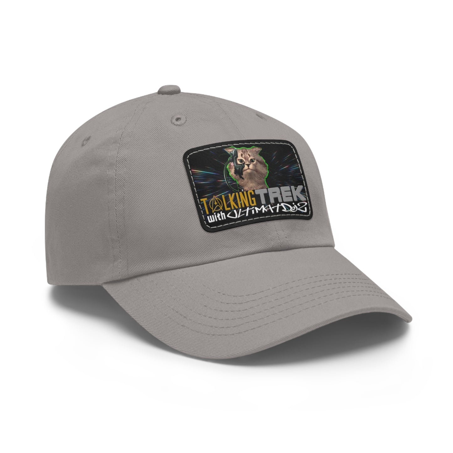 Talking Trek with UltimatDJz Official 2023 Crew Hat with Leather Patch (Rectangle)