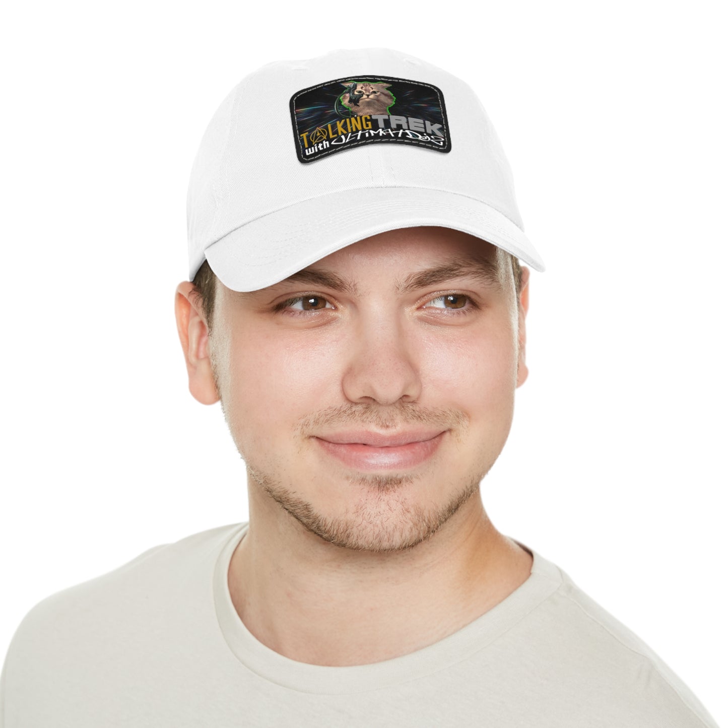 Talking Trek with UltimatDJz Official 2023 Crew Hat with Leather Patch (Rectangle)