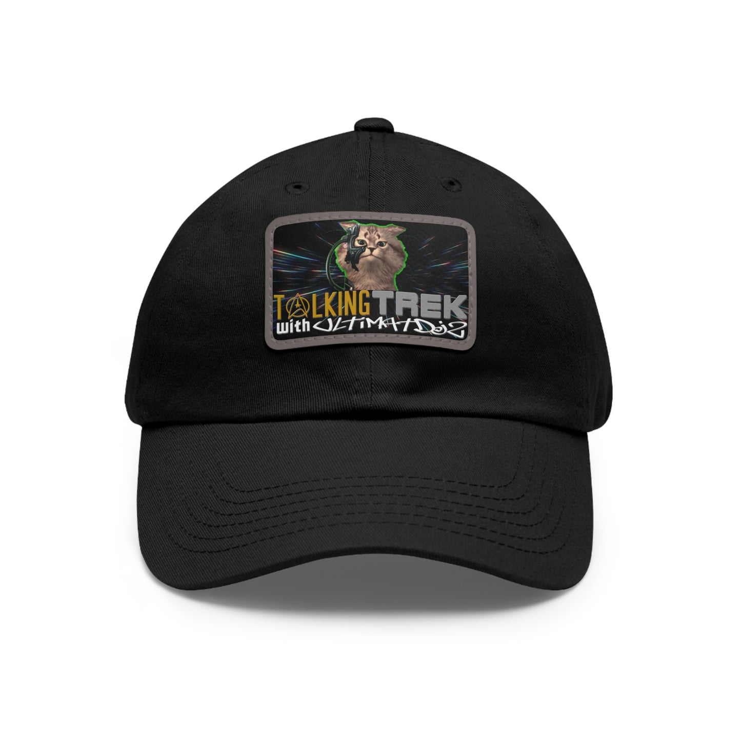 Talking Trek with UltimatDJz Official 2023 Crew Hat with Leather Patch (Rectangle)