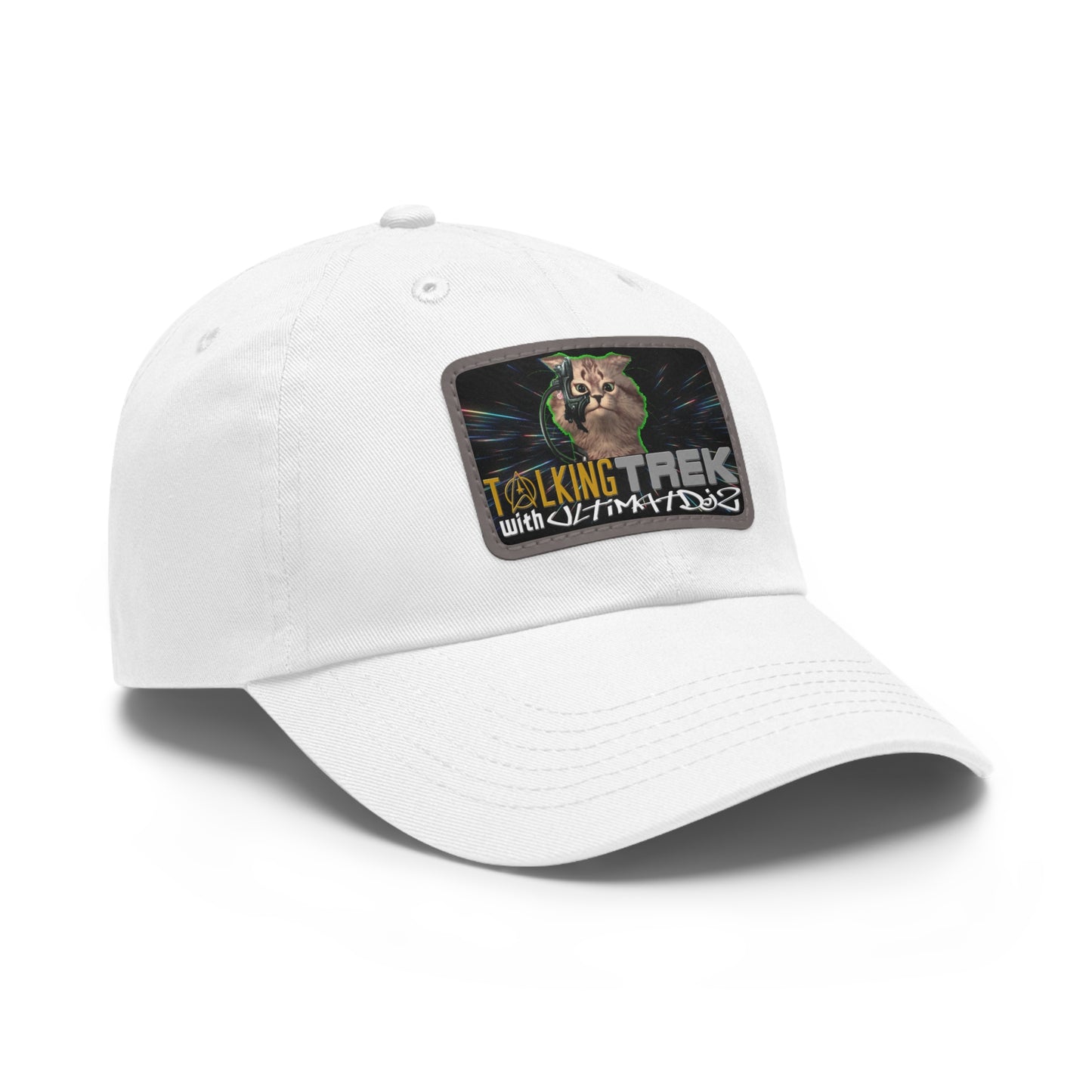 Talking Trek with UltimatDJz Official 2023 Crew Hat with Leather Patch (Rectangle)