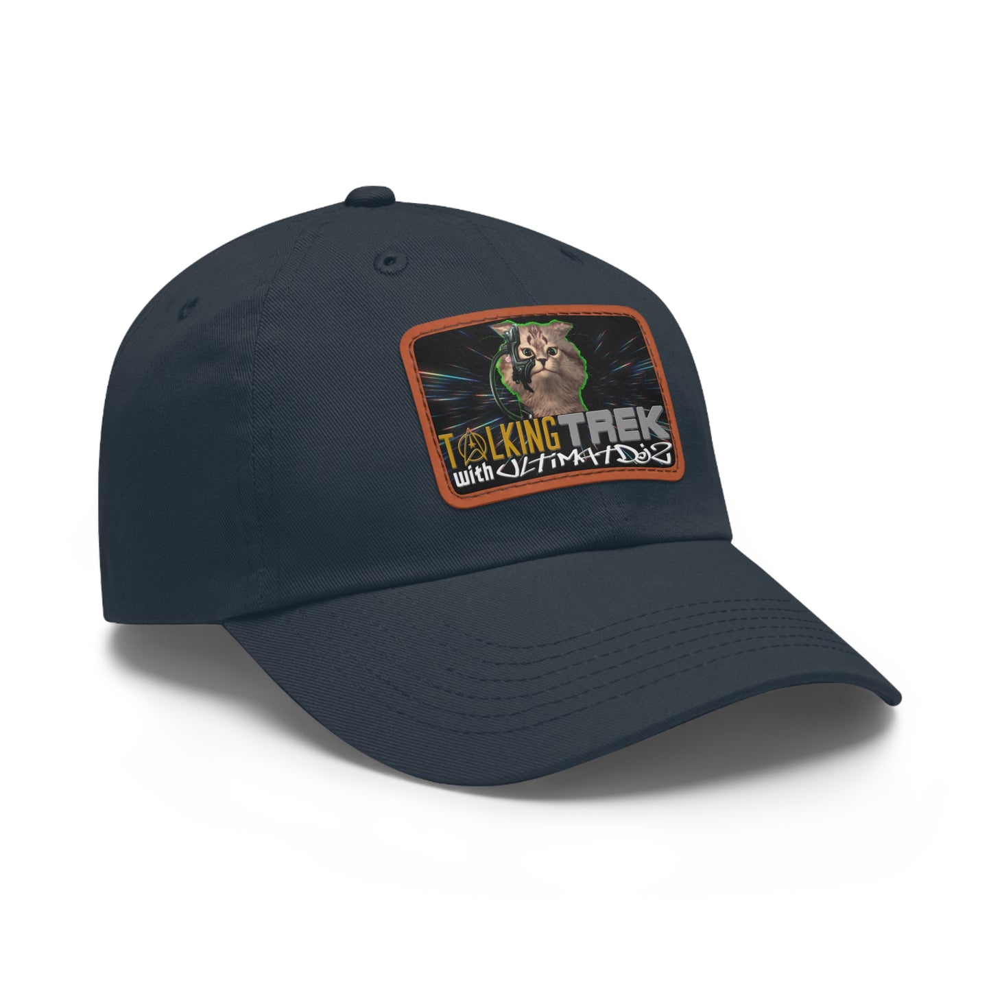 Talking Trek with UltimatDJz Official 2023 Crew Hat with Leather Patch (Rectangle)