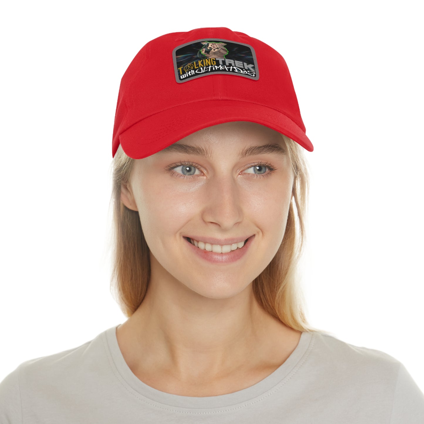 Talking Trek with UltimatDJz Official 2023 Crew Hat with Leather Patch (Rectangle)