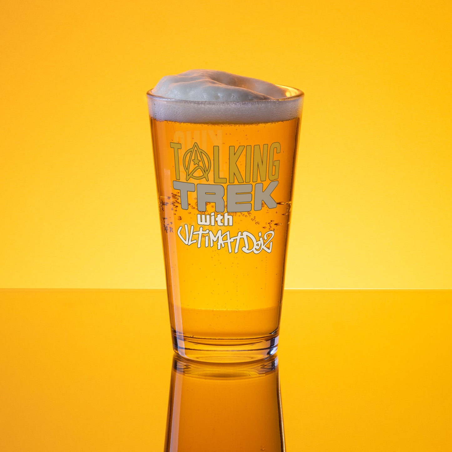 Talking Trek with UltimatDJz - Pint Glass